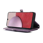 For Samsung Galaxy S26 FE Case Zipper Pocket 9 Card Slots PU Leather Phone Cover with Wrist Strap