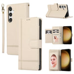 Til Samsung Galaxy S26 FE Cover TPU PU Læder Folio Flip Stødsikkert Telefoncover med Spejl