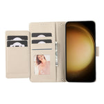 Til Samsung Galaxy S26 FE Cover TPU PU Læder Folio Flip Stødsikkert Telefoncover med Spejl