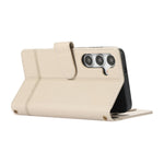 Til Samsung Galaxy S26 FE Cover TPU PU Læder Folio Flip Stødsikkert Telefoncover med Spejl