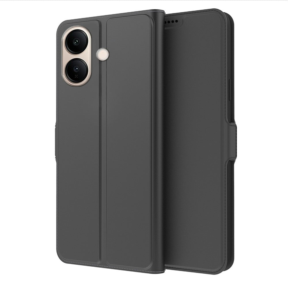 For vivo V70 Lite 5G Case Shockproof TPU Inner Shell Leather Phone Cover Card Slot