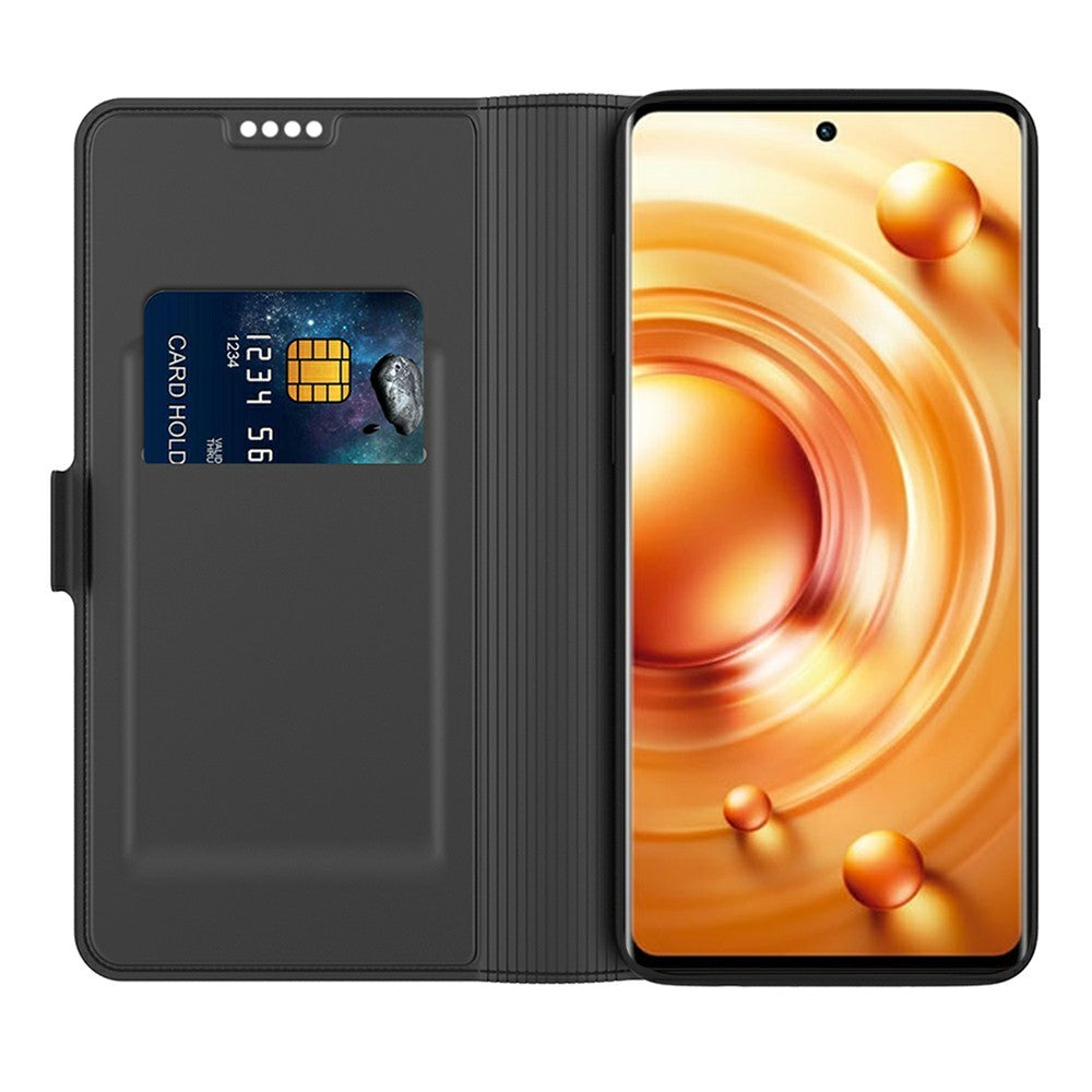 For vivo V70 Lite 5G Case Shockproof TPU Inner Shell Leather Phone Cover Card Slot