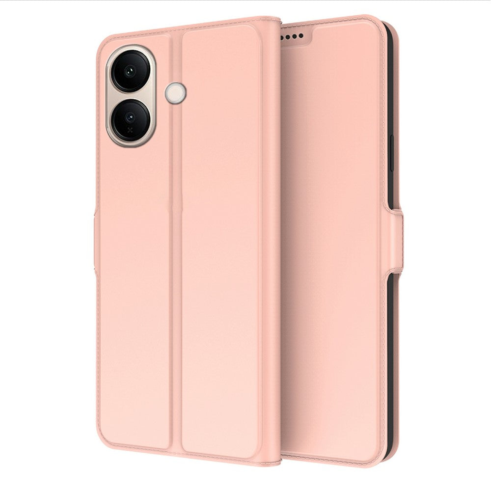 For vivo V70 Lite 5G Case Shockproof TPU Inner Shell Leather Phone Cover Card Slot