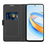 For Honor X80 Pro Max 5G Case Shockproof TPU Inner Shell Leather Phone Cover Card Slot