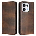 Til Oppo Reno16 FS 5G / Oppo Reno16 F 5G Pung-etuier Retro Tekstur RFID-Blokerende Læder Telefoncover