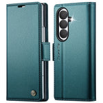 CASEME for Samsung Galaxy Z Fold8 Ultra Case  023 Series RFID Blocking Wallet Stand Glossy Litchi Texture Leather Phone Cover