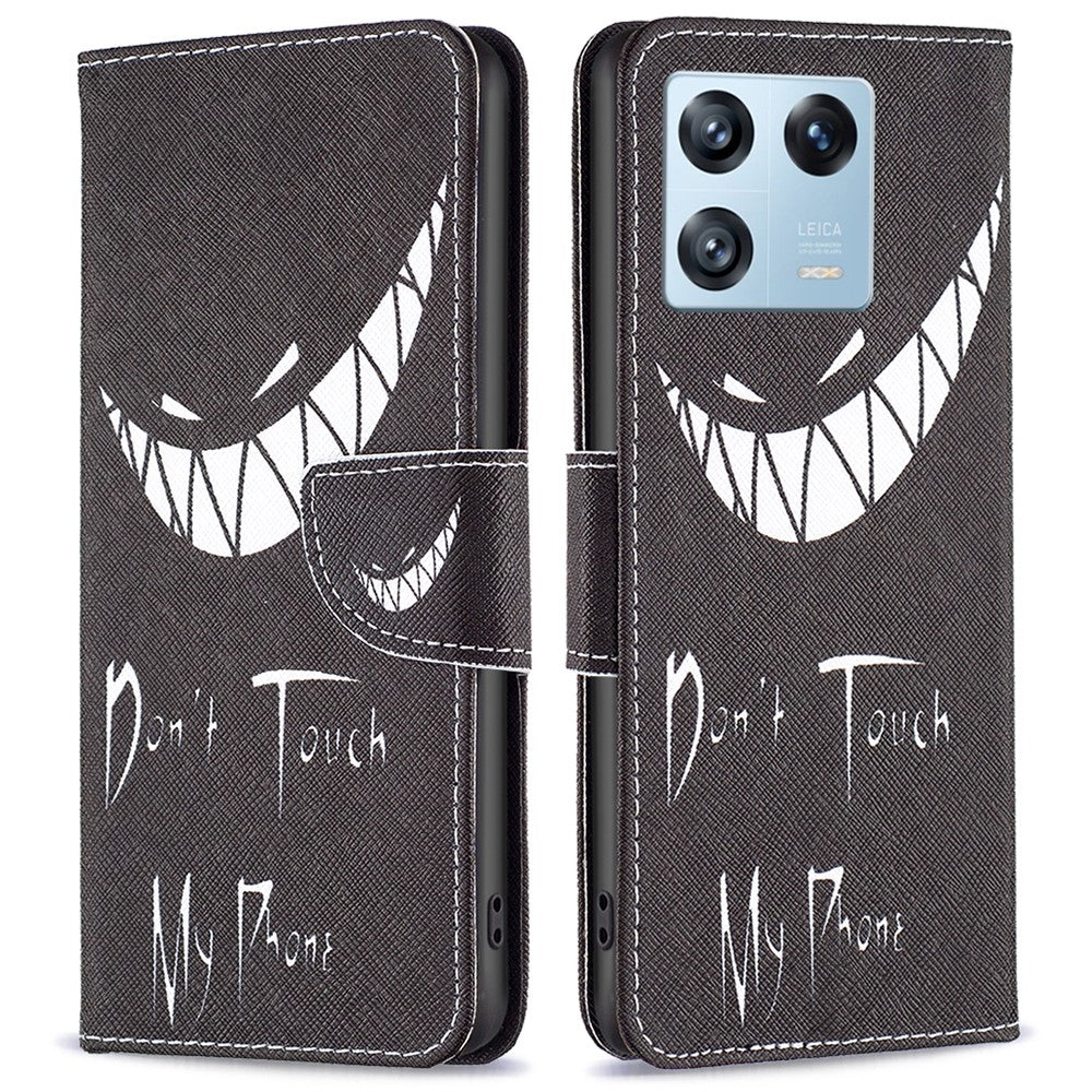 For Xiaomi 13 Pro 5G Phone Case Pattern Printing PU Leather Wallet Stand Cover