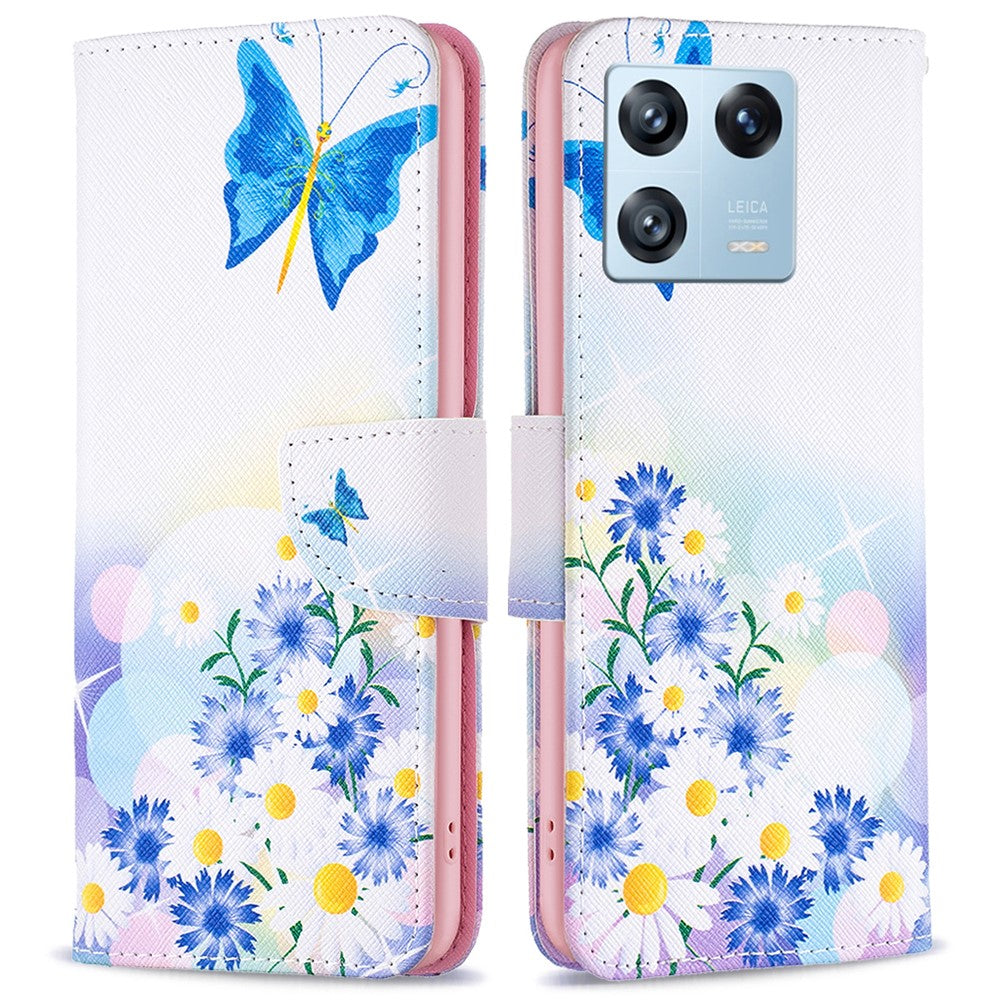 For Xiaomi 13 Pro 5G Phone Case Pattern Printing PU Leather Wallet Stand Cover