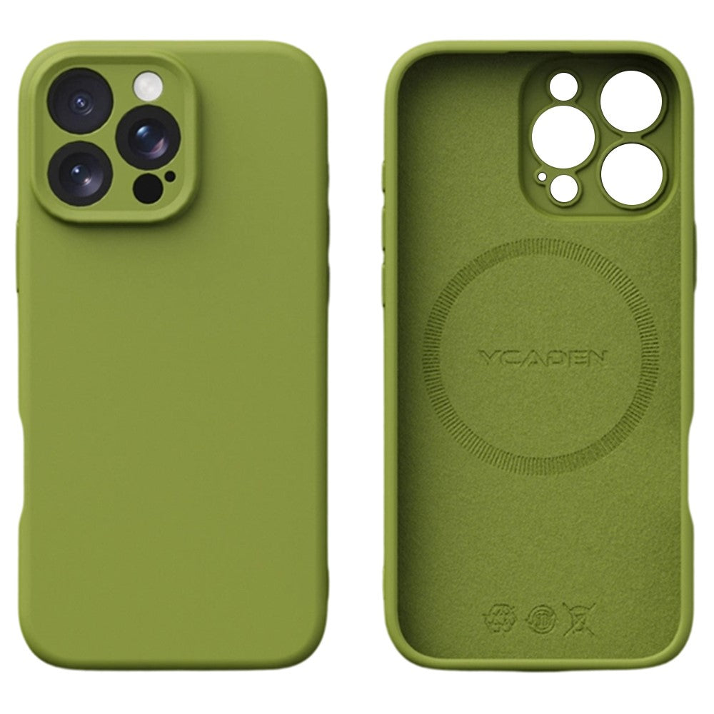 YCADEN til iPhone 16 Pro Magnetisk cover Præcise udskæringer TPU Telefonbagside