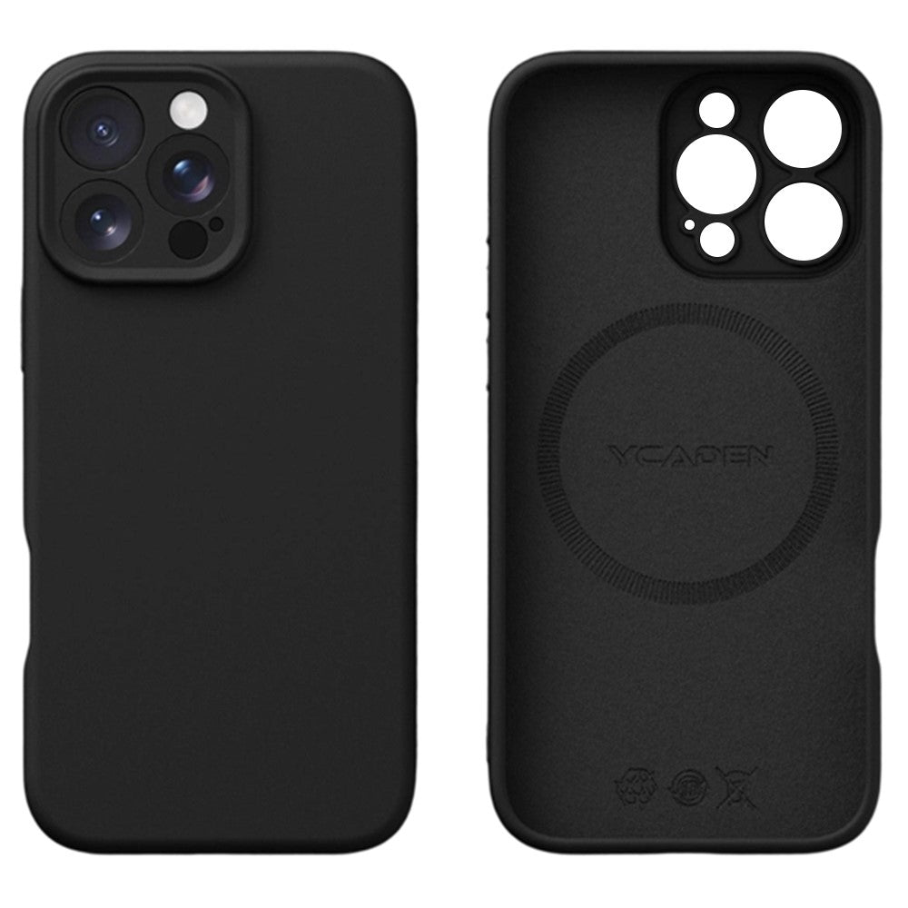 YCADEN til iPhone 16 Pro Magnetisk cover Præcise udskæringer TPU Telefonbagside