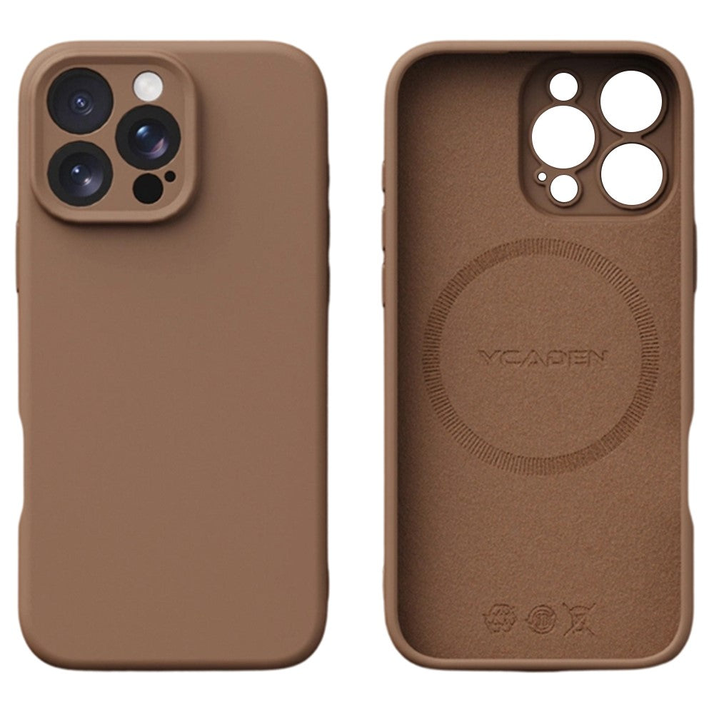 YCADEN til iPhone 16 Pro Magnetisk cover Præcise udskæringer TPU Telefonbagside