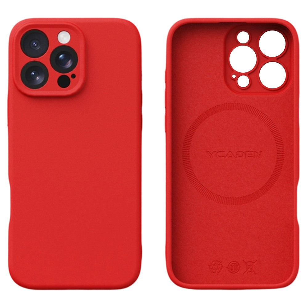 YCADEN til iPhone 16 Pro Magnetisk cover Præcise udskæringer TPU Telefonbagside