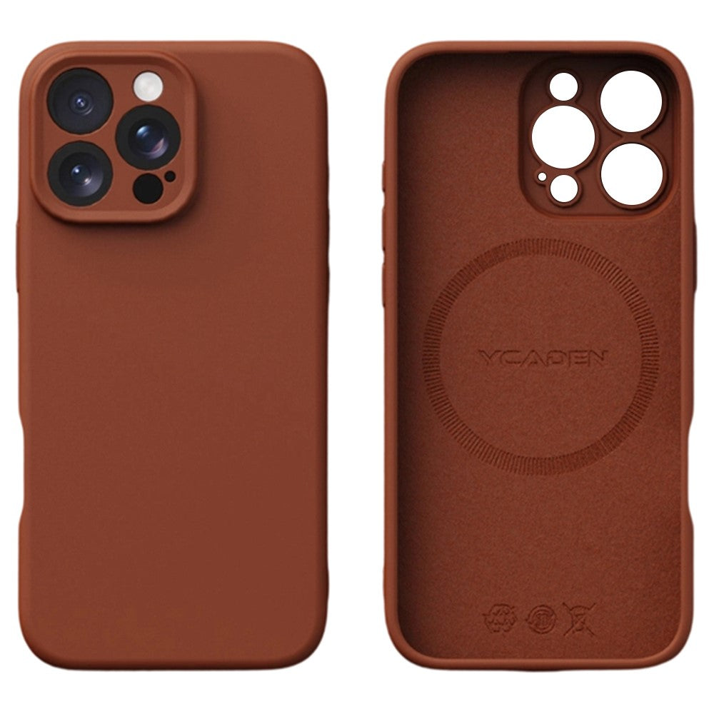 YCADEN til iPhone 16 Pro Magnetisk cover Præcise udskæringer TPU Telefonbagside