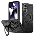 For Samsung Galaxy A57 5G Magnetic Case Military Protection PC + TPU Kickstand Phone Cover