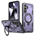 For Samsung Galaxy A57 5G Magnetic Case Military Protection PC + TPU Kickstand Phone Cover