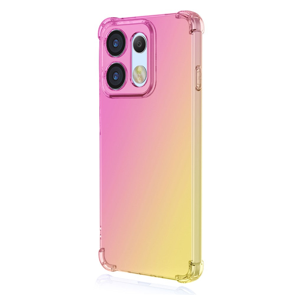 Oppo Reno16 5G (Global) / Reno16 Pro 5G (Global)-cover med gradueret farve, TPU og faldsikring