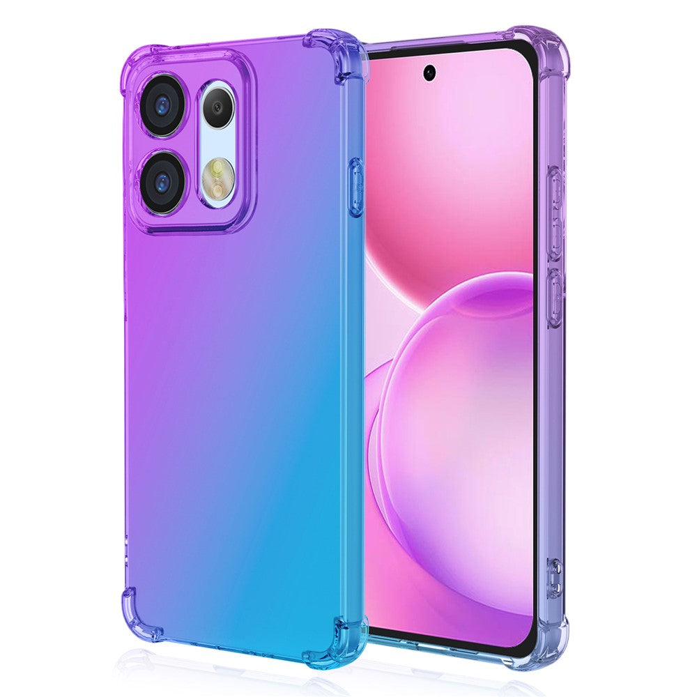 Oppo Reno16 5G (Global) / Reno16 Pro 5G (Global)-cover med gradueret farve, TPU og faldsikring