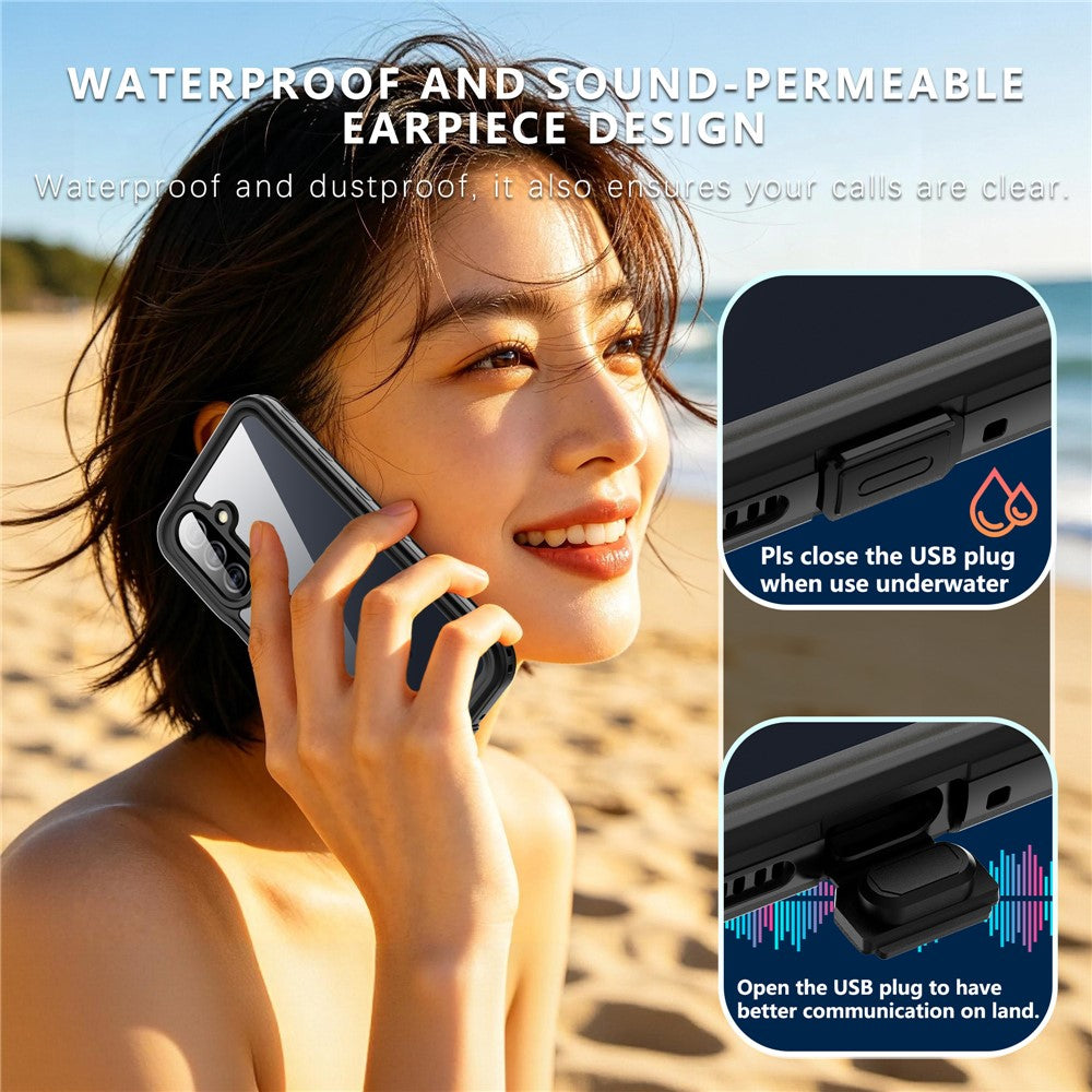REDPEPPER A Series For Samsung Galaxy A27 5G IP68 Phone Case Clear Back Waterproof Cover