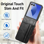 For Samsung Galaxy Z Flip8 Case Multi-Card Slot Leather Protective Phone Back Cover