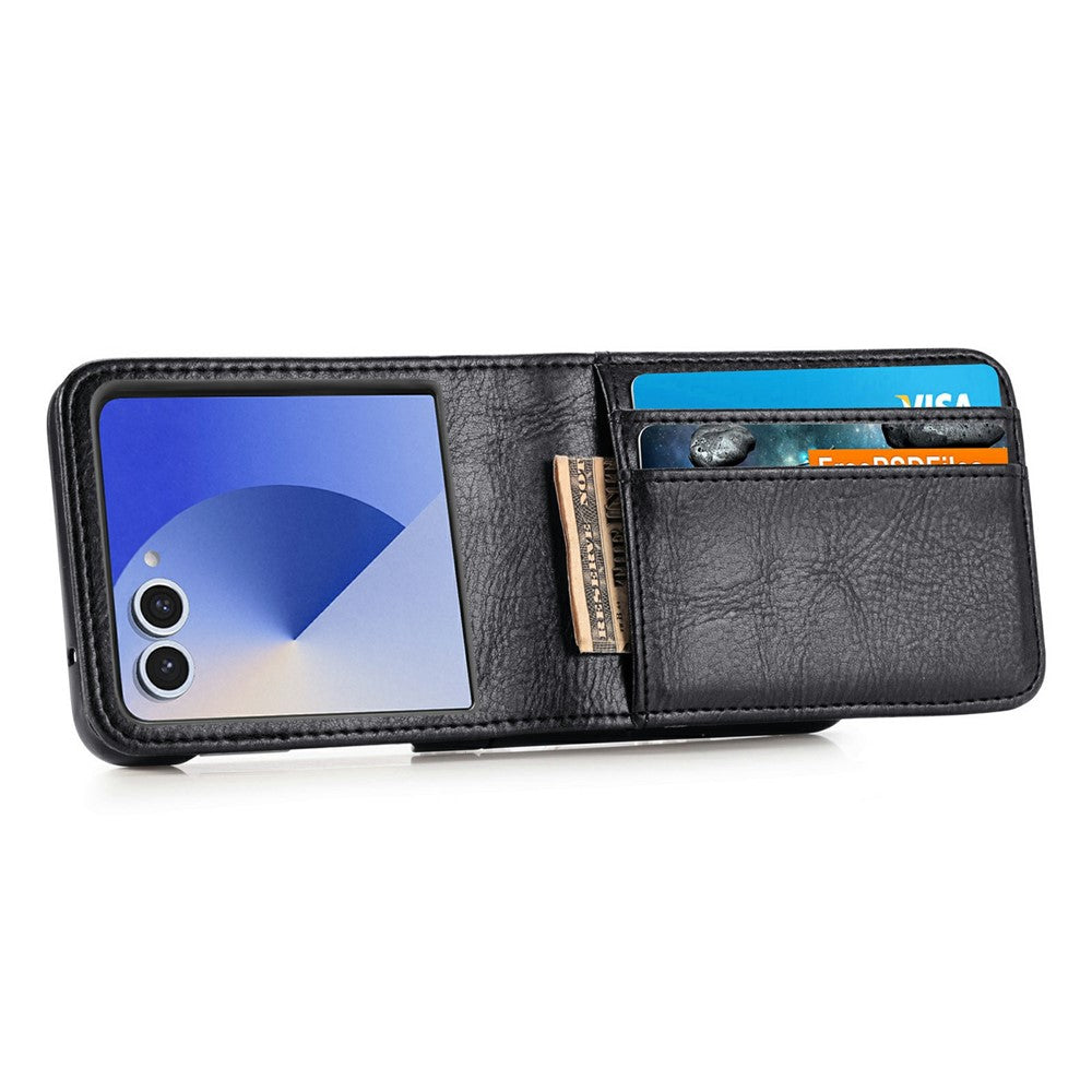 For Samsung Galaxy Z Flip8 Case Multi-Card Slot Leather Protective Phone Back Cover