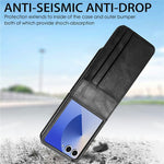 For Samsung Galaxy Z Flip8 Case Multi-Card Slot Leather Protective Phone Back Cover