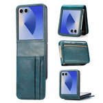 For Samsung Galaxy Z Flip8 Case Multi-Card Slot Leather Protective Phone Back Cover