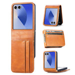 For Samsung Galaxy Z Flip8 Case Multi-Card Slot Leather Protective Phone Back Cover