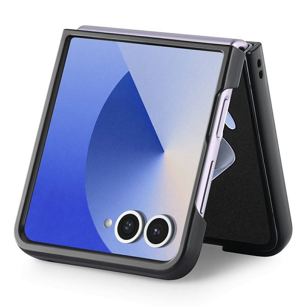 Til Samsung Galaxy Z Flip8 Cover Stødsikkert Slankt Retro Læder Telefoncover