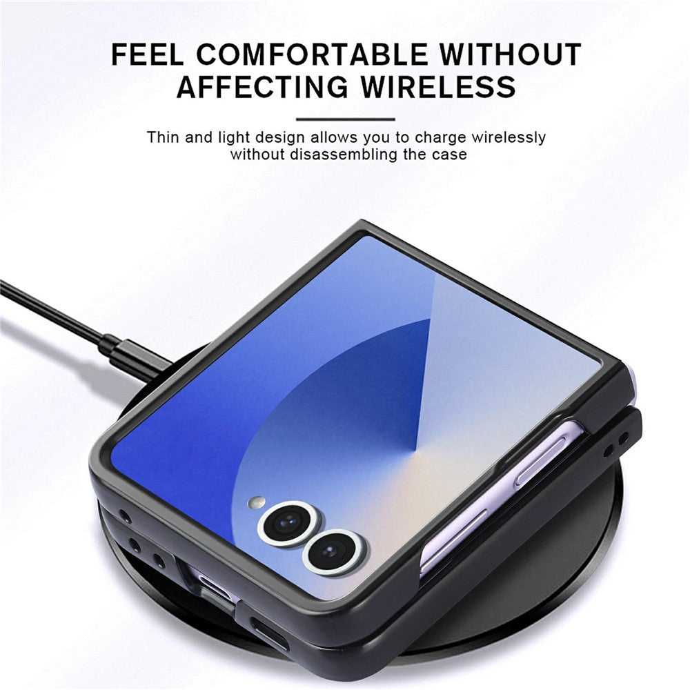 Til Samsung Galaxy Z Flip8 Cover Stødsikkert Slankt Retro Læder Telefoncover