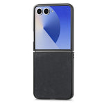 Til Samsung Galaxy Z Flip8 Cover Stødsikkert Slankt Retro Læder Telefoncover