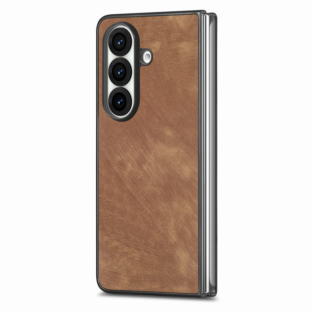 Til Samsung Galaxy Z Fold8 Ultra Cover Stødsikkert Slankt Retro Læder Telefon Bagcover