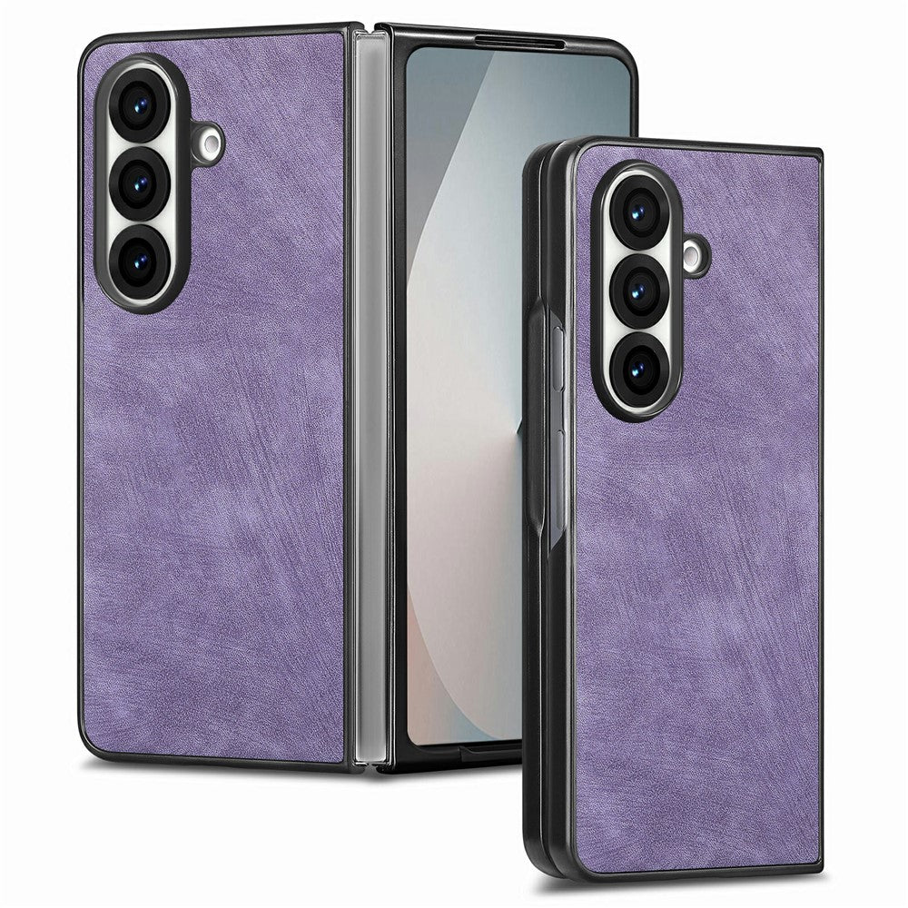 Til Samsung Galaxy Z Fold8 Ultra Cover Stødsikkert Slankt Retro Læder Telefon Bagcover