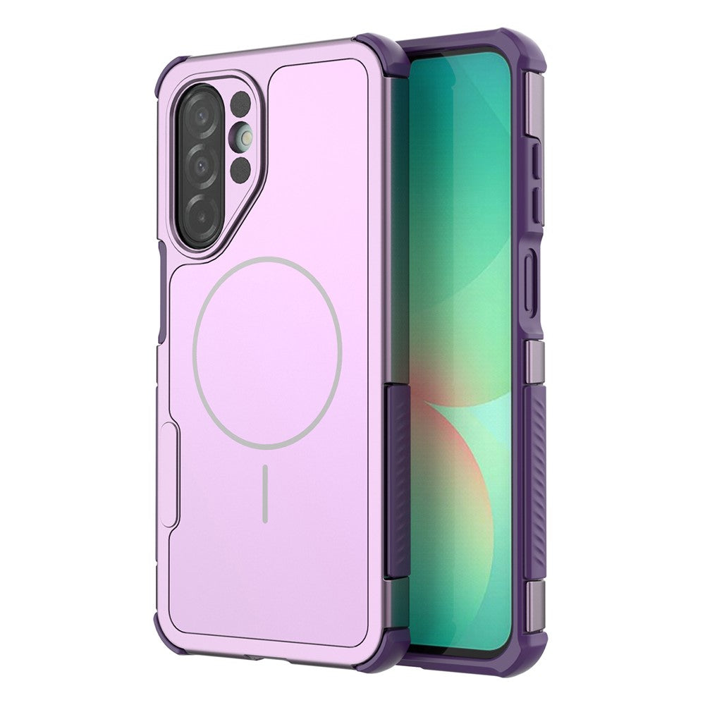Samsung Galaxy A18 5G / A18 4G / A17 5G / A17 4G / A26 5G Magnetiskt Skal Stötsäkert Airbag PC+TPU mobilskal