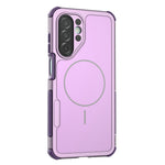 Magnetisk etui til Samsung Galaxy A18 5G / A18 4G / A17 5G / A17 4G / A26 5G, stødsikkert Airbag PC+TPU-mobilcover