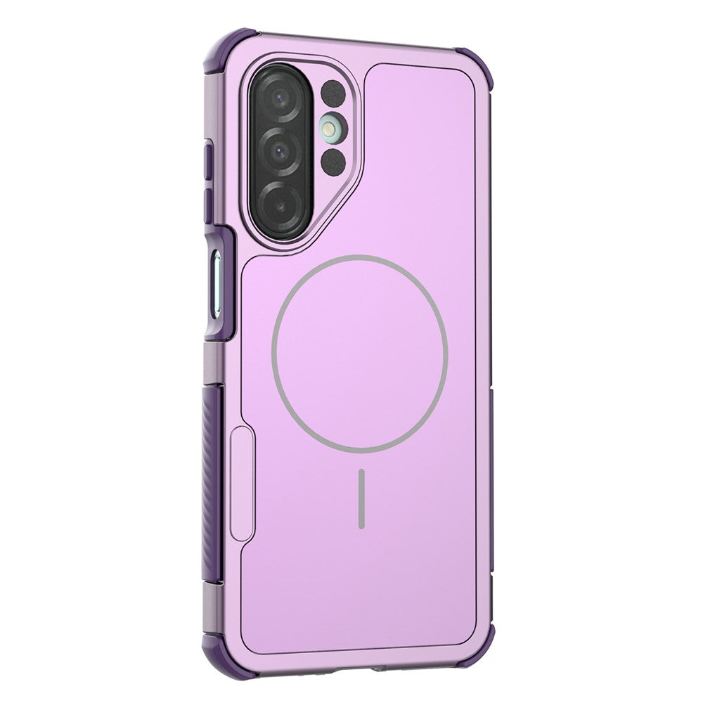 Samsung Galaxy A18 5G / A18 4G / A17 5G / A17 4G / A26 5G Magnetiskt Skal Stötsäkert Airbag PC+TPU mobilskal