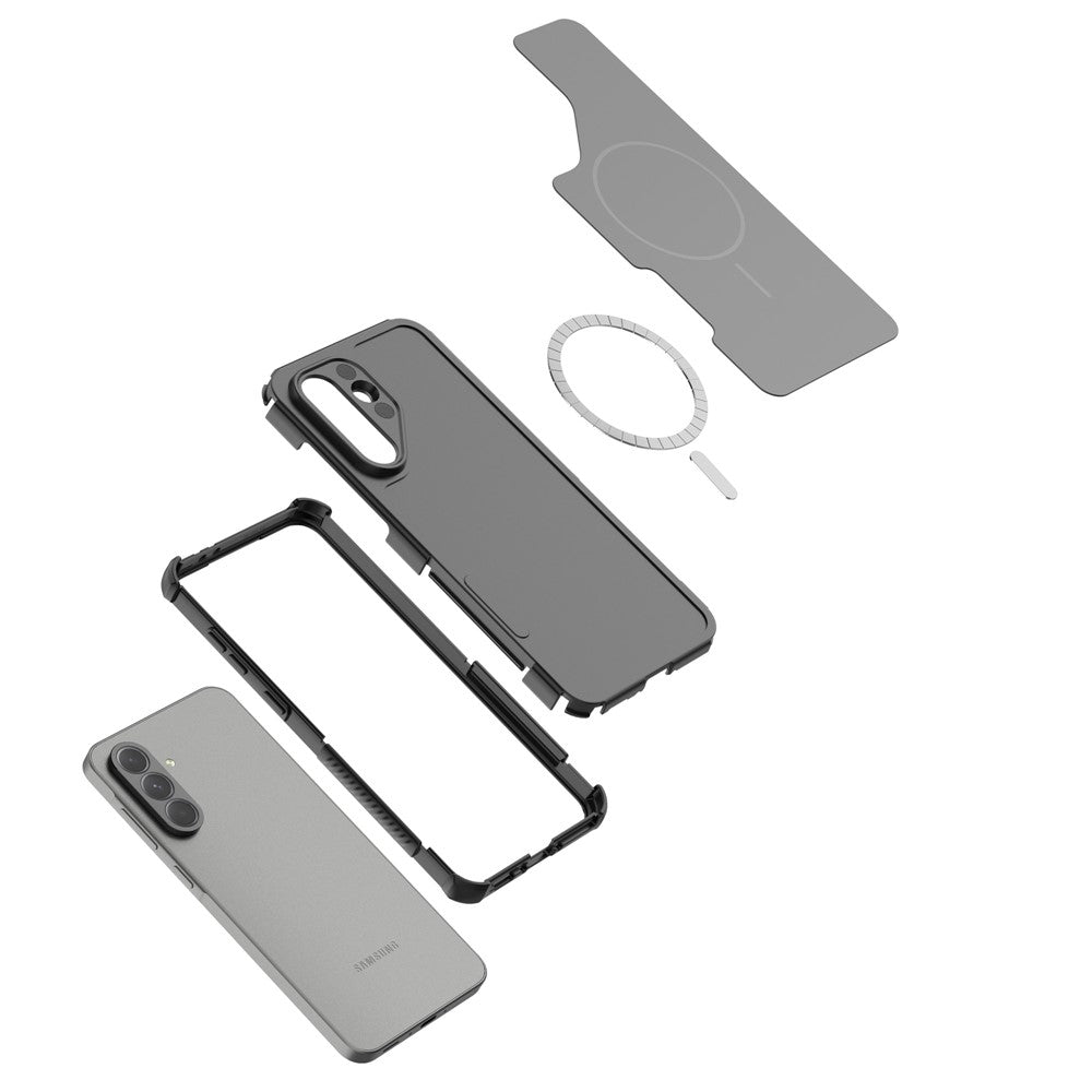 Samsung Galaxy A36 5G / A56 5G magnetisk stødsikkert Airbag PC+TPU-mobilcover