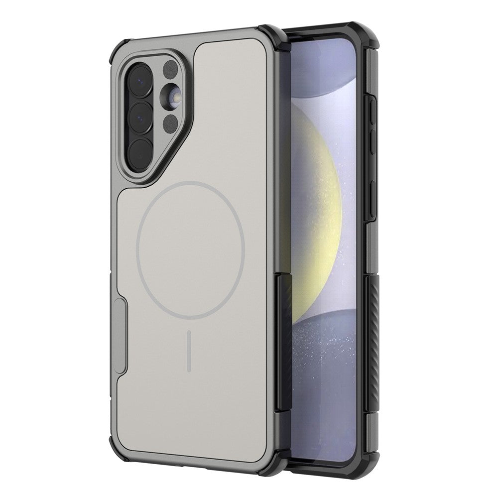 For Samsung Galaxy A57 5G Magnetic Case Shockproof Airbag PC+TPU Phone Cover