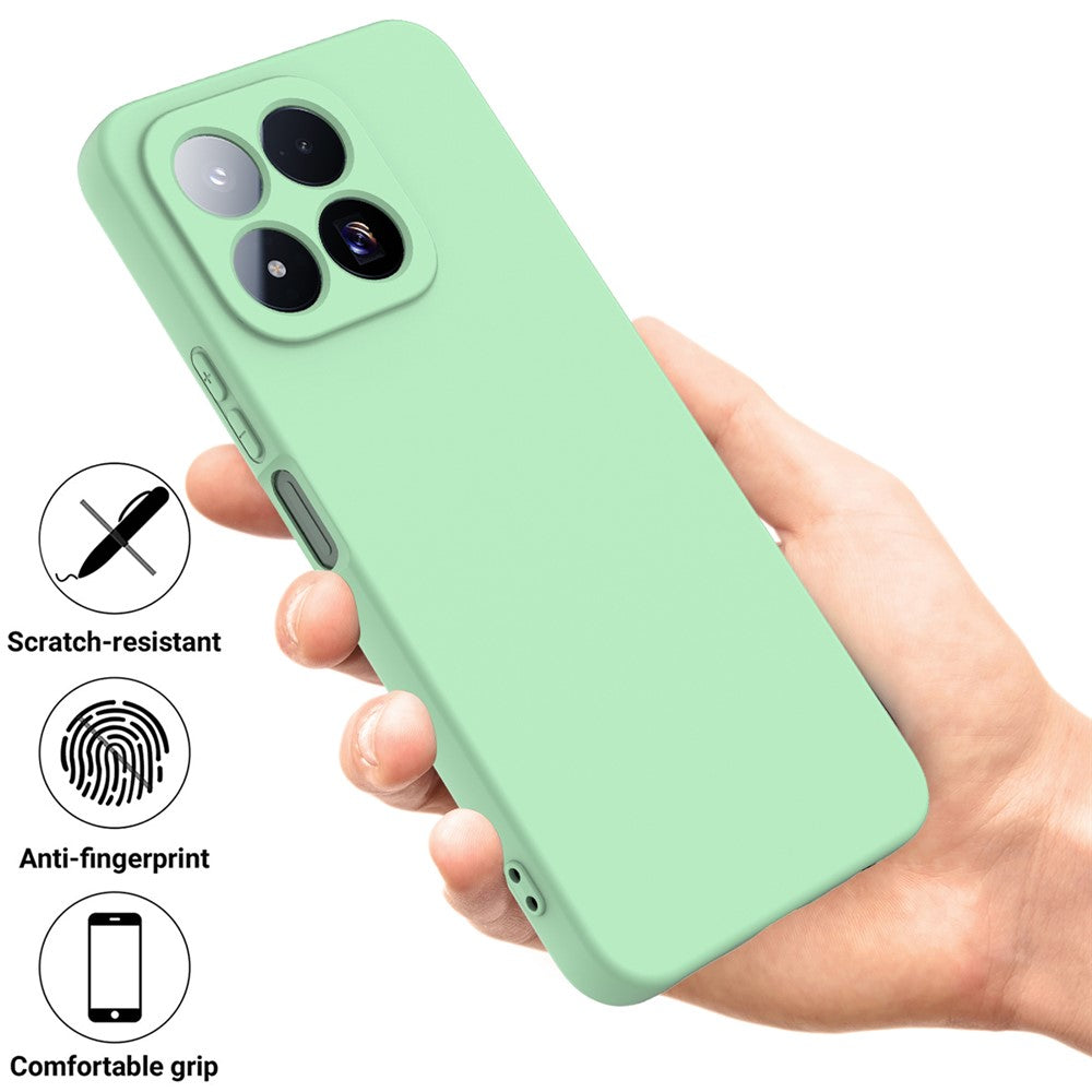 For Xiaomi 17 Max Liquid Silicone Case Phone Back Cover with Hand Strap