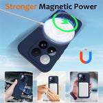 For Xiaomi 17 Max Magnetic Case Anti-Drop Liquid Silicone Phone Cover with Lanyard