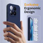 For Xiaomi 17 Max Magnetic Case Anti-Drop Liquid Silicone Phone Cover with Lanyard