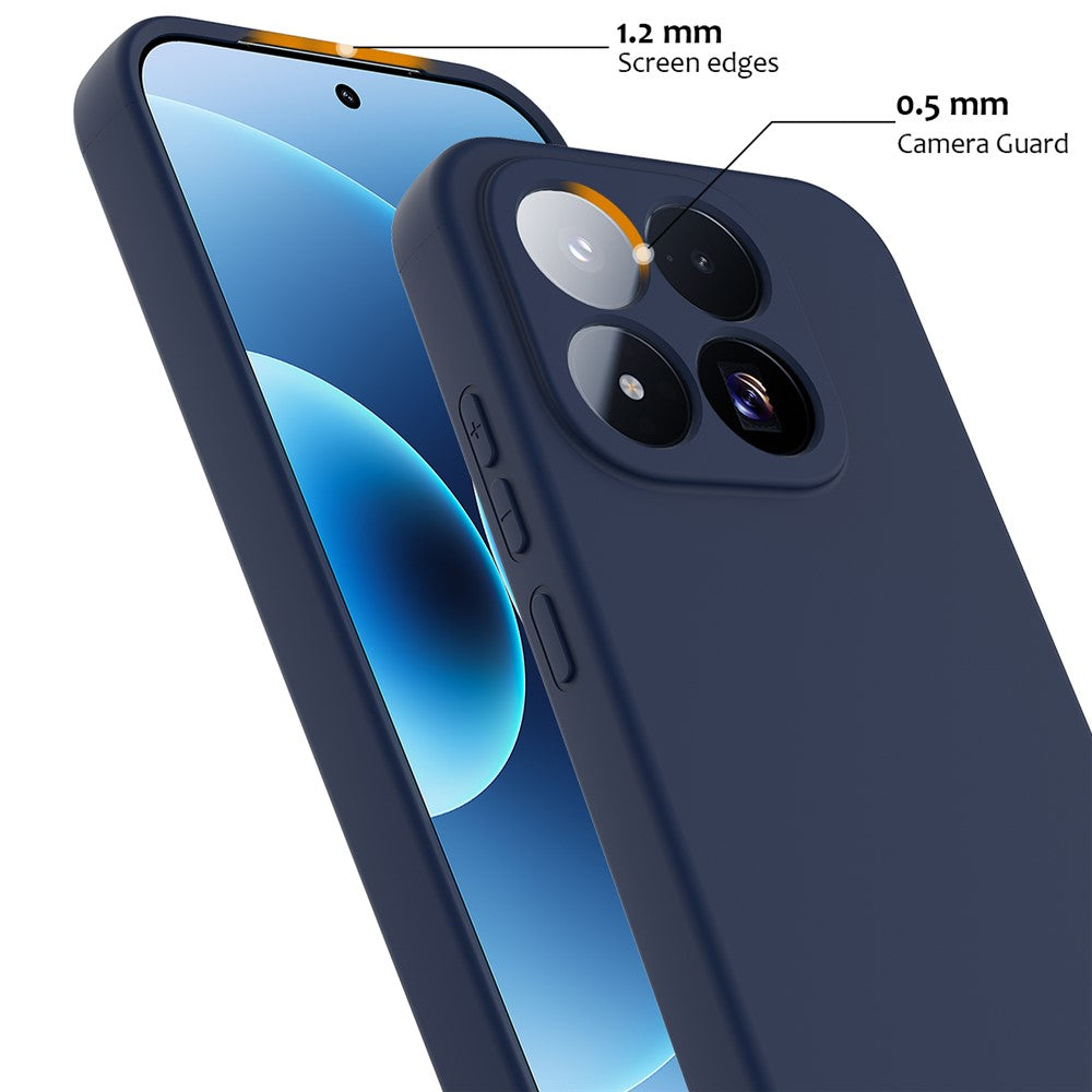 For Xiaomi 17 Max Magnetic Case Anti-Drop Liquid Silicone Phone Cover with Lanyard
