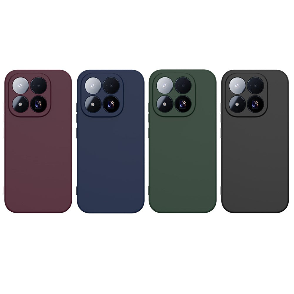 For Xiaomi 17 Max Magnetic Case Anti-Drop Liquid Silicone Phone Cover with Lanyard