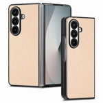 For Samsung Galaxy Z Fold7 5G Case Carbon Fiber Texture PU Leather + PC + TPU Phone Cover