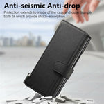 For Samsung Galaxy Z Fold8 Ultra Magnetic Case Detachable Wallet Stand Cloth Texture Leather + PC + TPU Phone Cover