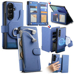 For Samsung Galaxy Z Fold8 Ultra Magnetic Case Detachable Wallet Stand Cloth Texture Leather + PC + TPU Phone Cover