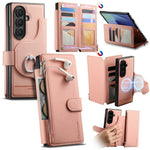 For Samsung Galaxy Z Fold8 Ultra Magnetic Case Detachable Wallet Stand Cloth Texture Leather + PC + TPU Phone Cover