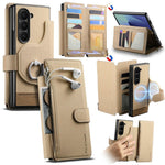 For Samsung Galaxy Z Fold8 Ultra Magnetic Case Detachable Wallet Stand Cloth Texture Leather + PC + TPU Phone Cover