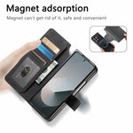 For Samsung Galaxy Z Fold7 5G Magnetic Case Detachable Wallet Leather RFID Blocking Foldable Phone Cover