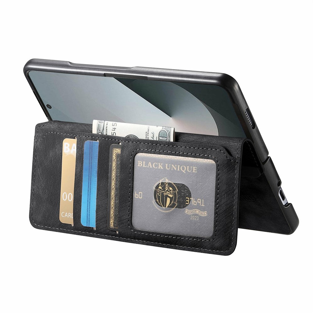 For Samsung Galaxy Z Fold7 5G Magnetic Case Detachable Wallet Leather RFID Blocking Foldable Phone Cover