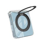 For Samsung Galaxy Z Flip8 Magnetic Case Rotating Kickstand Hinge Protection Clear PC Phone Cover